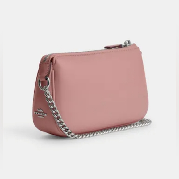 🎀Clearance🎀 NWT Nolita 19 W Signature Quilting Silver chain. Rare- Leather - Picture 3 of 10